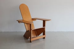 Chaise Adirondack originale de Pierre Dariel pour Poltrona:: ca 1926