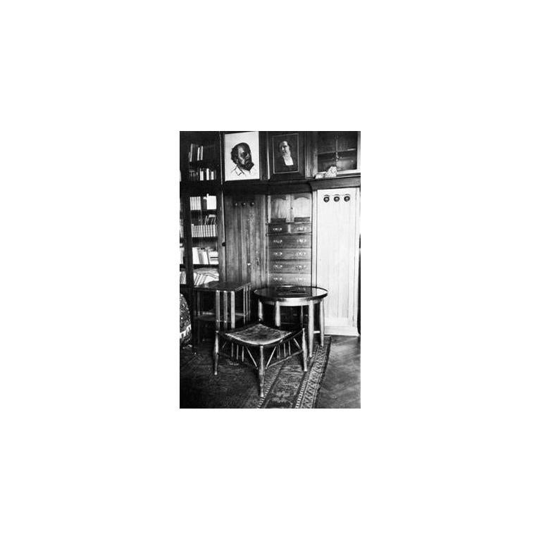 Début du 20ème siècle Tabouret original Adolf Loos Thebes en vente