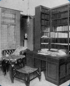 Taburete original Adolf Loos Thebes Fabricante Friedricht Otto Schmidt