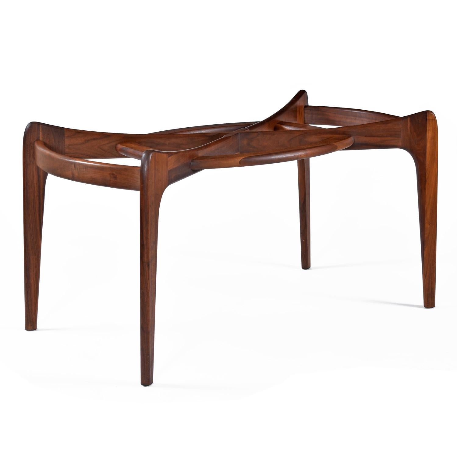 American Original Adrian Pearsall 2179-T Walnut Compass Dining Table