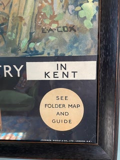 Original Advertising Poster ‘Hop Pickers in Kent’ By E A Cox