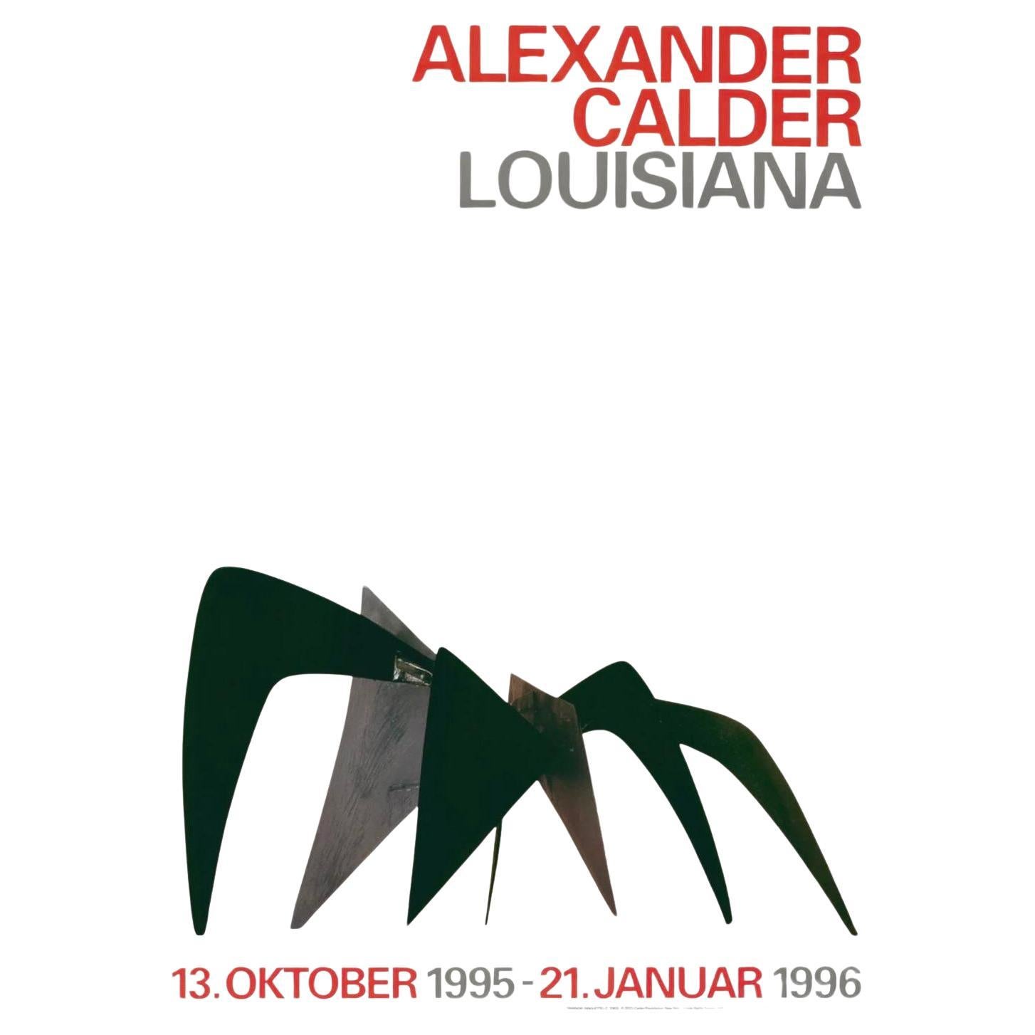 Original Alexander Calder ANTEATER Anniversary Museum Exhibition Litho Poster