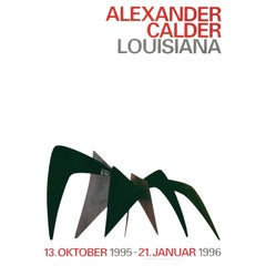 Original Alexander Calder ANTEATER Anniversary Museum Exhibition Litho Poster