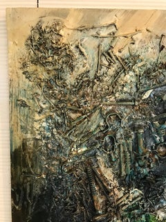 Original "All Emotions" Modern Abstract Painting by Artist Saul Gil Corona