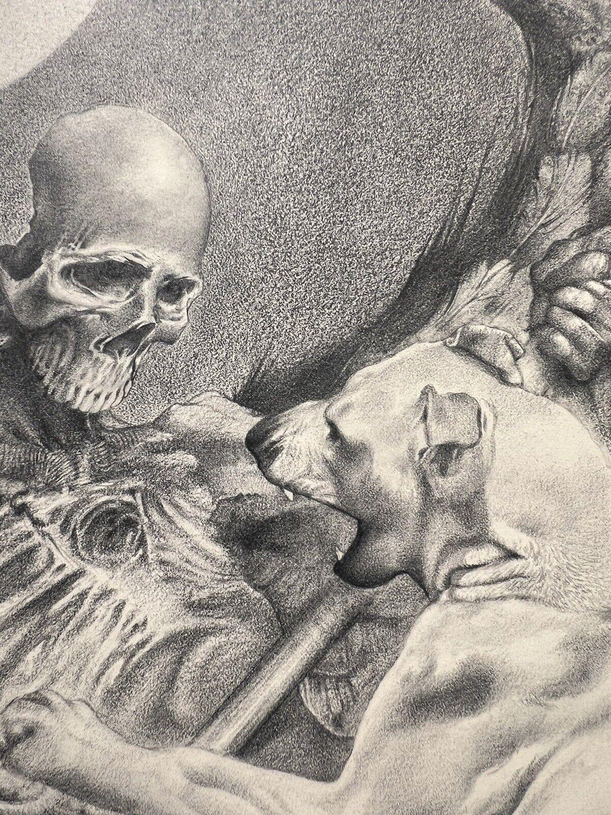 ORIGINAL Allen Williams: Zeichnung des guten Hundes (21. Jahrhundert und zeitgenössisch) im Angebot