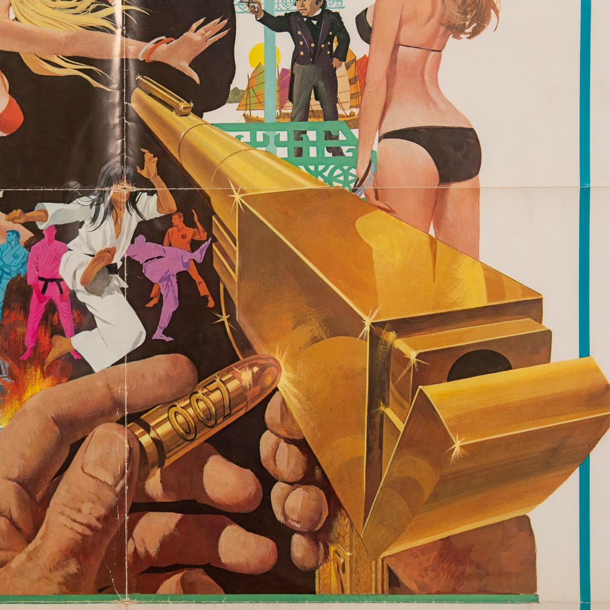 Original American Release James Bond 'Man With The Golden Gun' Poster, c.1974 5