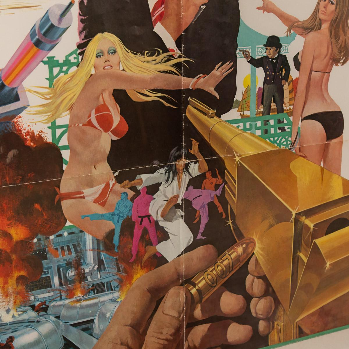 Original American Release James Bond 'Man With The Golden Gun' Poster, c.1974 13