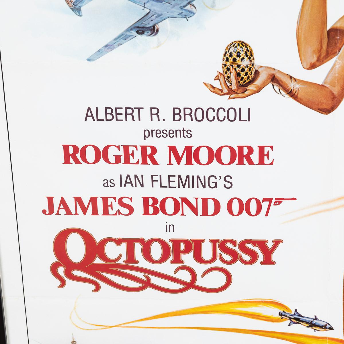 British Original American 'Us' Release James Bond 007 'Octopussy' Film Poster, c.1983