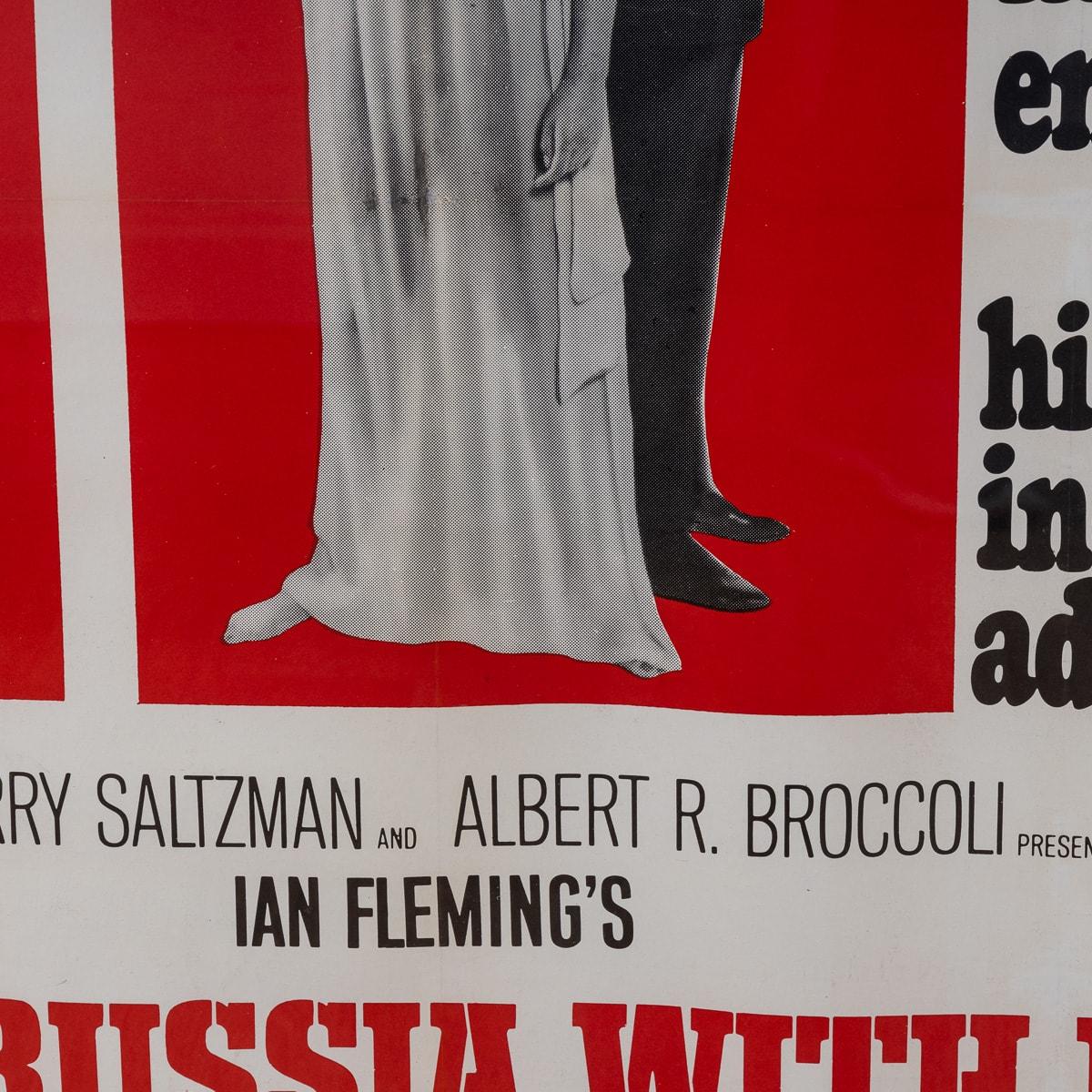 Affiche originale de la sortie de James Bond « From Russia With Love » aux États-Unis, vers 1963 en vente 8