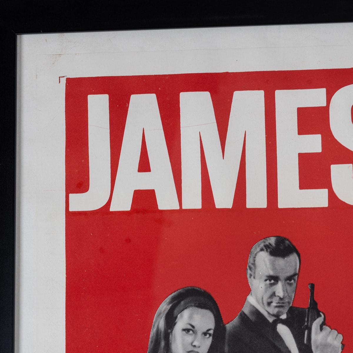 A very rare and original American (U.S) release massive theater poster from the 1963 'From Russia With Love'. A 1963 spy film and the second in the James Bond series produced by Eon Productions, as well as Sean Connery's second role as MI6 agent