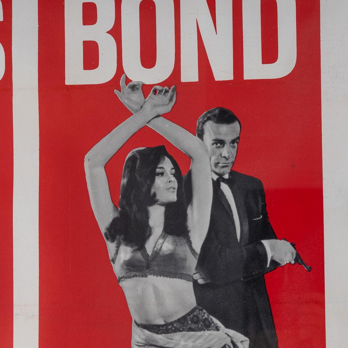 Acrylic Original American (U.S) Release James Bond 'From Russia With Love' Poster c.1963 For Sale