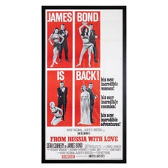 Original American 'U.S' Release James Bond 'From Russia With Love' Poster c.1963