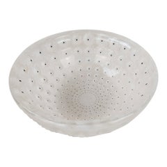 Original an authentic crystal Rene Lalique Nemours or Thousand Eyes Bowl