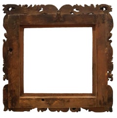 Marco antiguo original de madera "Sansovino", siglo XVII