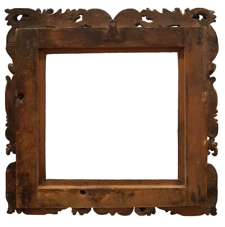Cadre en bois "Sansovino" original et ancien:: 17ème siècle En vente sur  1stDibs