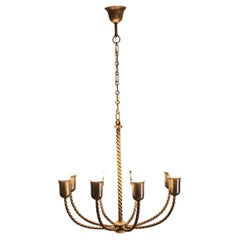 Original and documented Josef Hoffmann & Wiener Werkstätte Jugendstil Chandelier