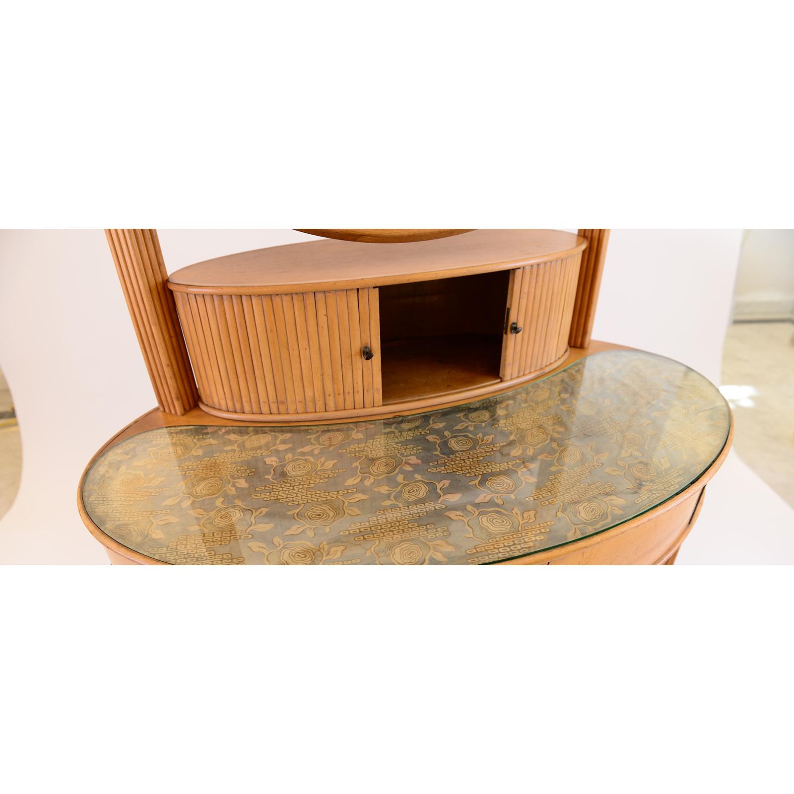 Hand-Crafted Original and Documented Jugendstil Dressing Table by Otto Prutscher for Thonet For Sale