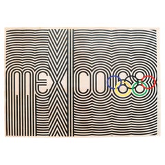 Original and Oficial Poster Mexico 1968 Olympic Games