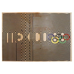 Original and Oficial Poster Mexico 1968 Olympic Games