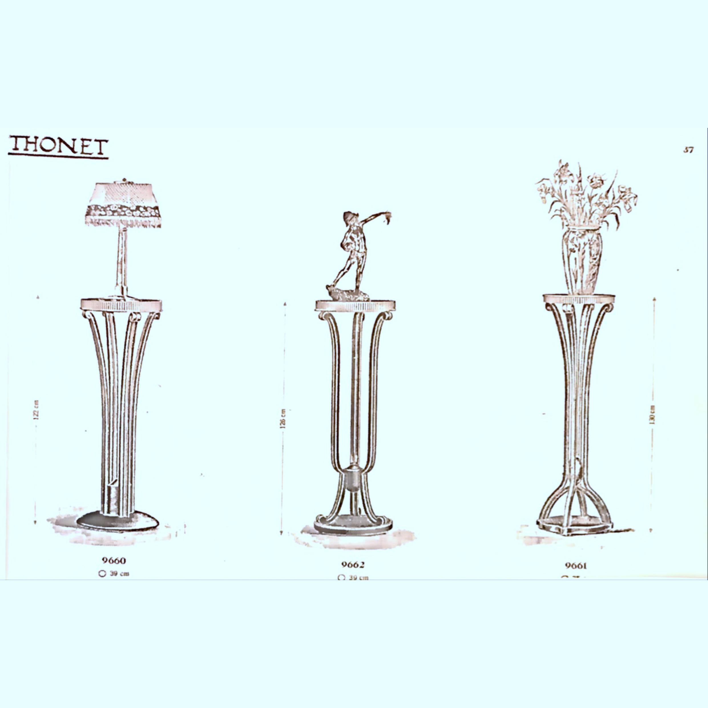Jugendstil Original and Published Otto Prutscher Pedestal, Flower-Stand Made by Thonet For Sale