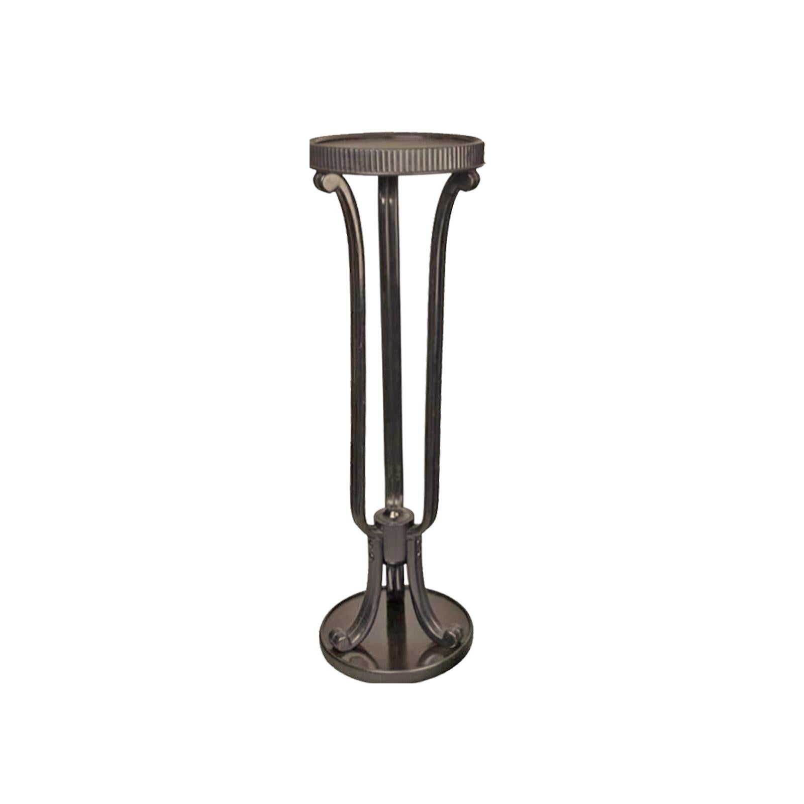 Austrian Original and Published Otto Prutscher Pedestal, Flower-Stand Made by Thonet For Sale