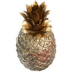 Original et rare seau à glace en forme d'ananas Mauro Manetti:: années 50