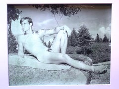 Originale e raro nudo maschile vintage degli anni '50 Dalla collezione di Dave Martin SF