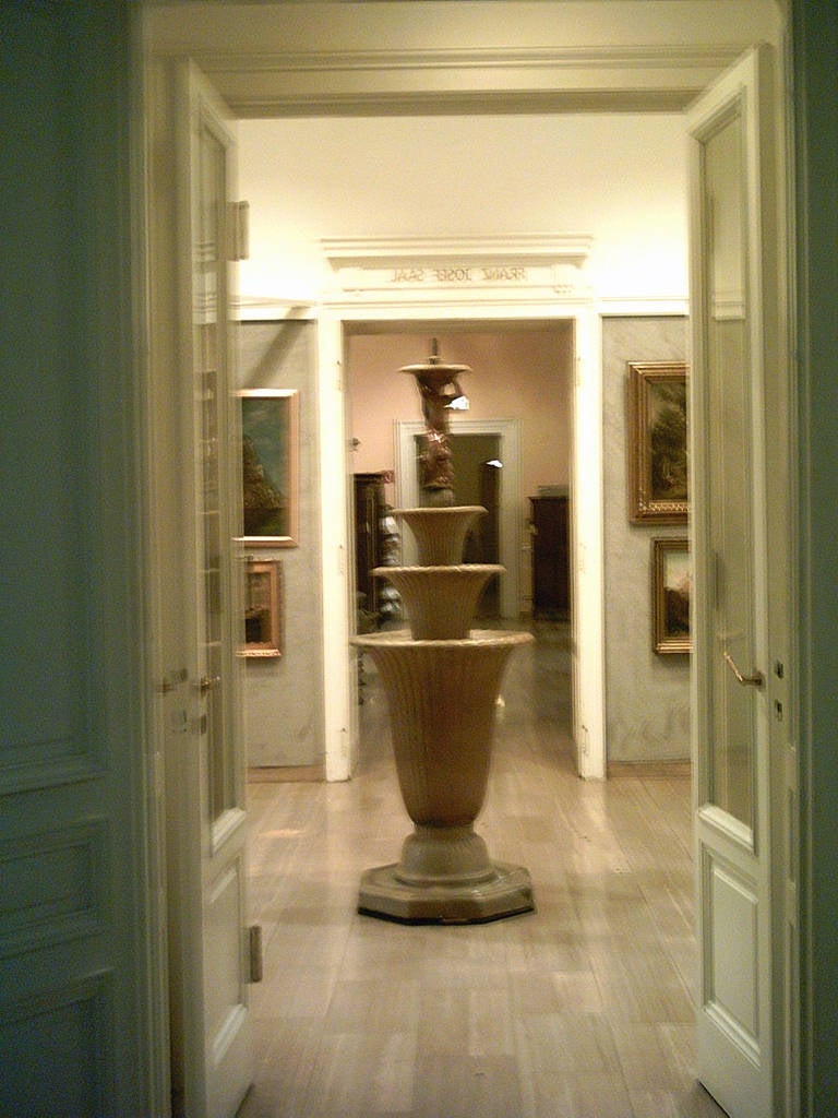 Jugendstil Original and Unique Ceramic Fountain by Otto Prutscher and Michael Powolny, 1914
