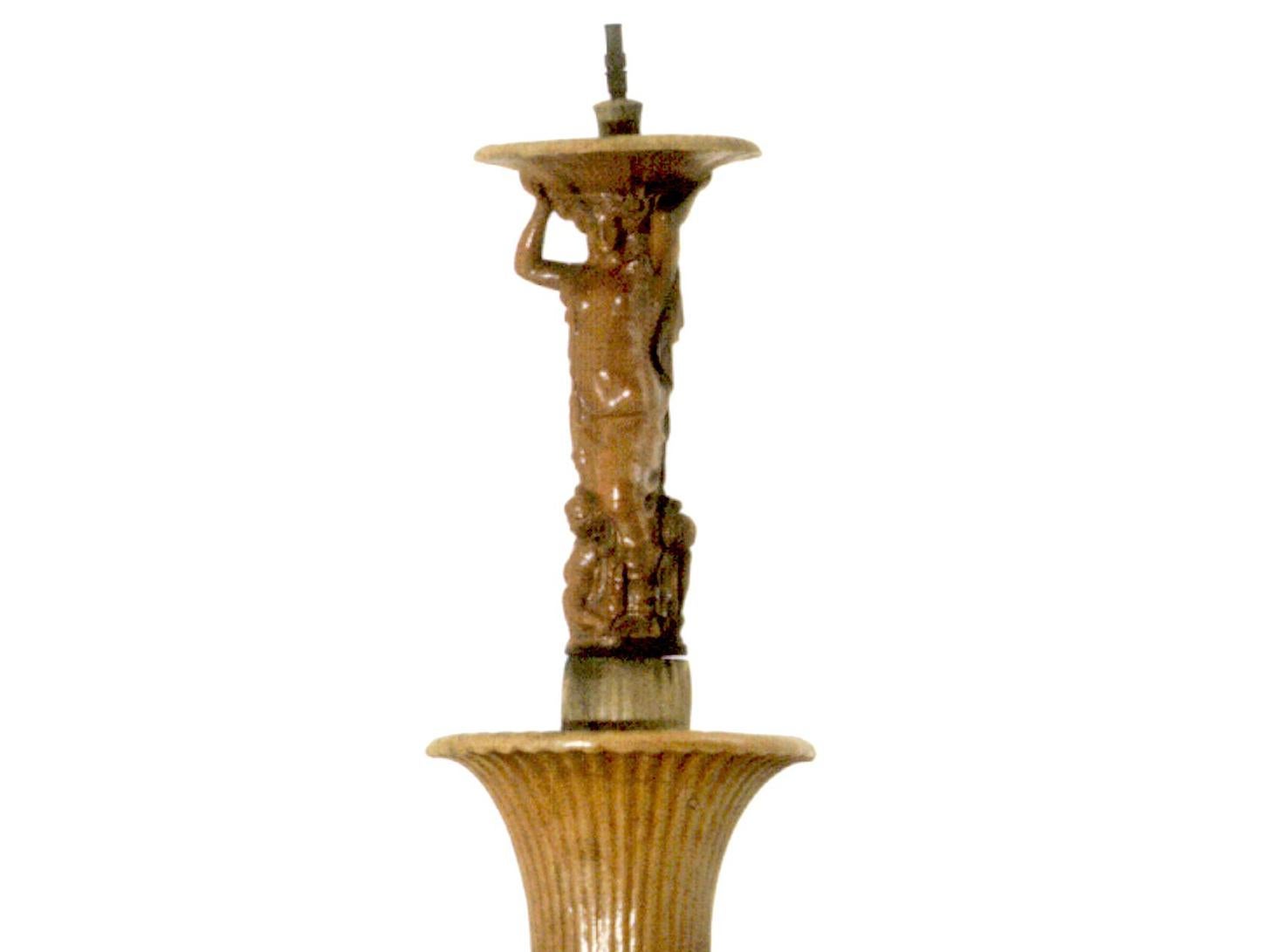 Austrian Original and Unique Ceramic Fountain by Otto Prutscher and Michael Powolny, 1914 For Sale