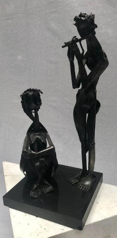 Original and Unique Model of "Pastoral Scene", Guy Lartigues, France, 1963