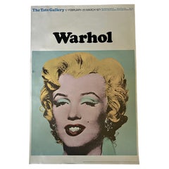 Original Andy Warhol Marilyn Monroe 1971 Poster for Tate Museum