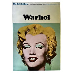 Original Andy Warhol Marilyn Monroe 1971 Poster for Tate Museum