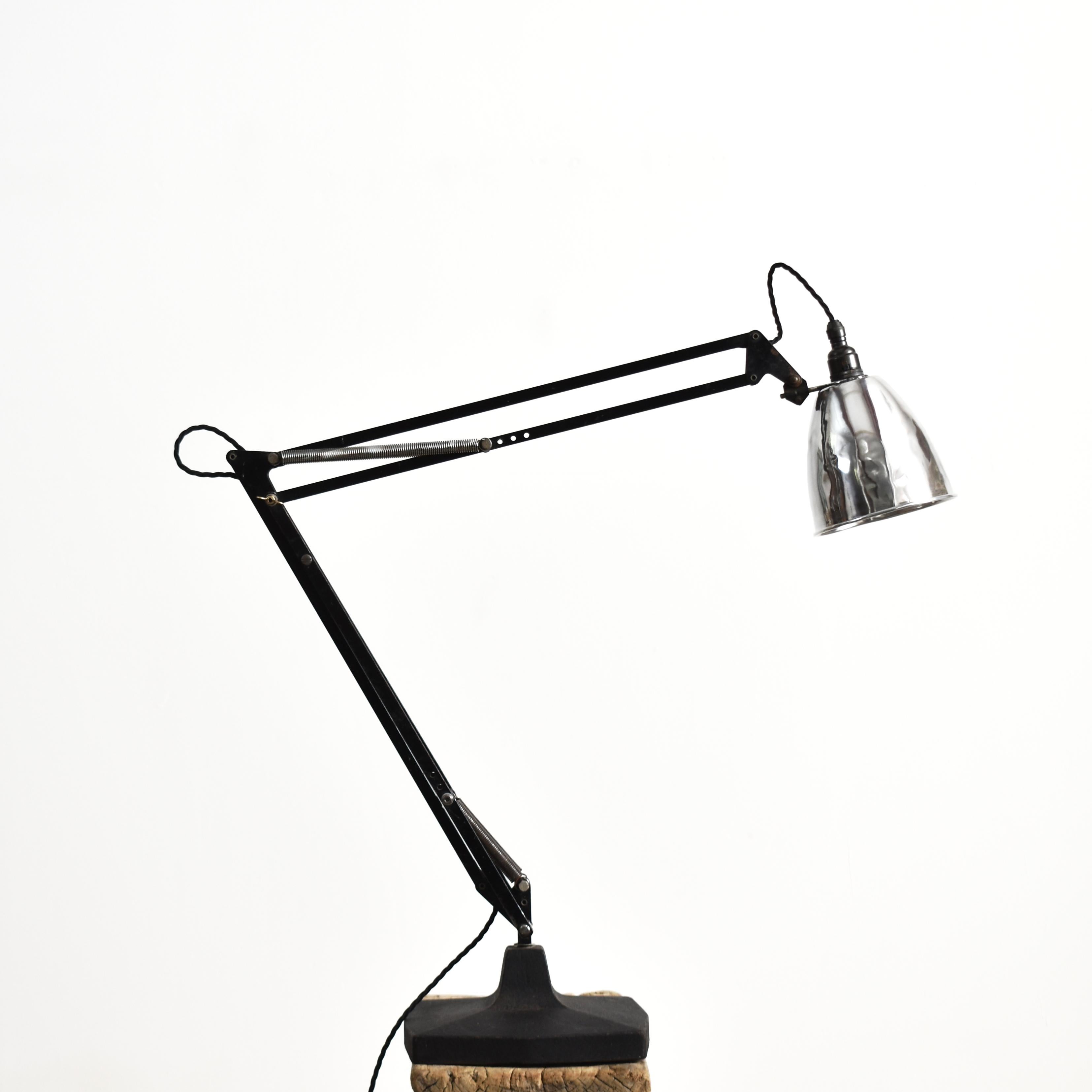 20th Century Original Anglepoise Desk Lamp 1209 Model By Herbert Terry & Sons For Sale