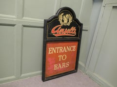 Original Ansells Advertising Pub Entrance Sign