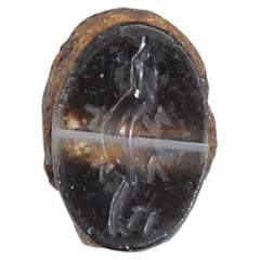 Original Antique (3rd Century AD) Roman Carved Agate Intaglio