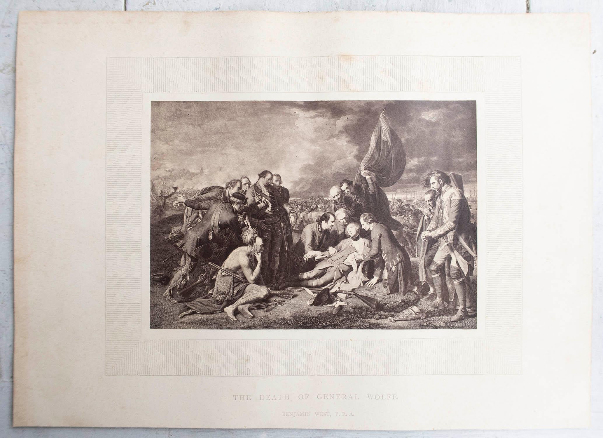 la muerte del general wolfe