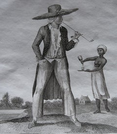 Original Antique Anti-Slavery Print by William Blake, 1817