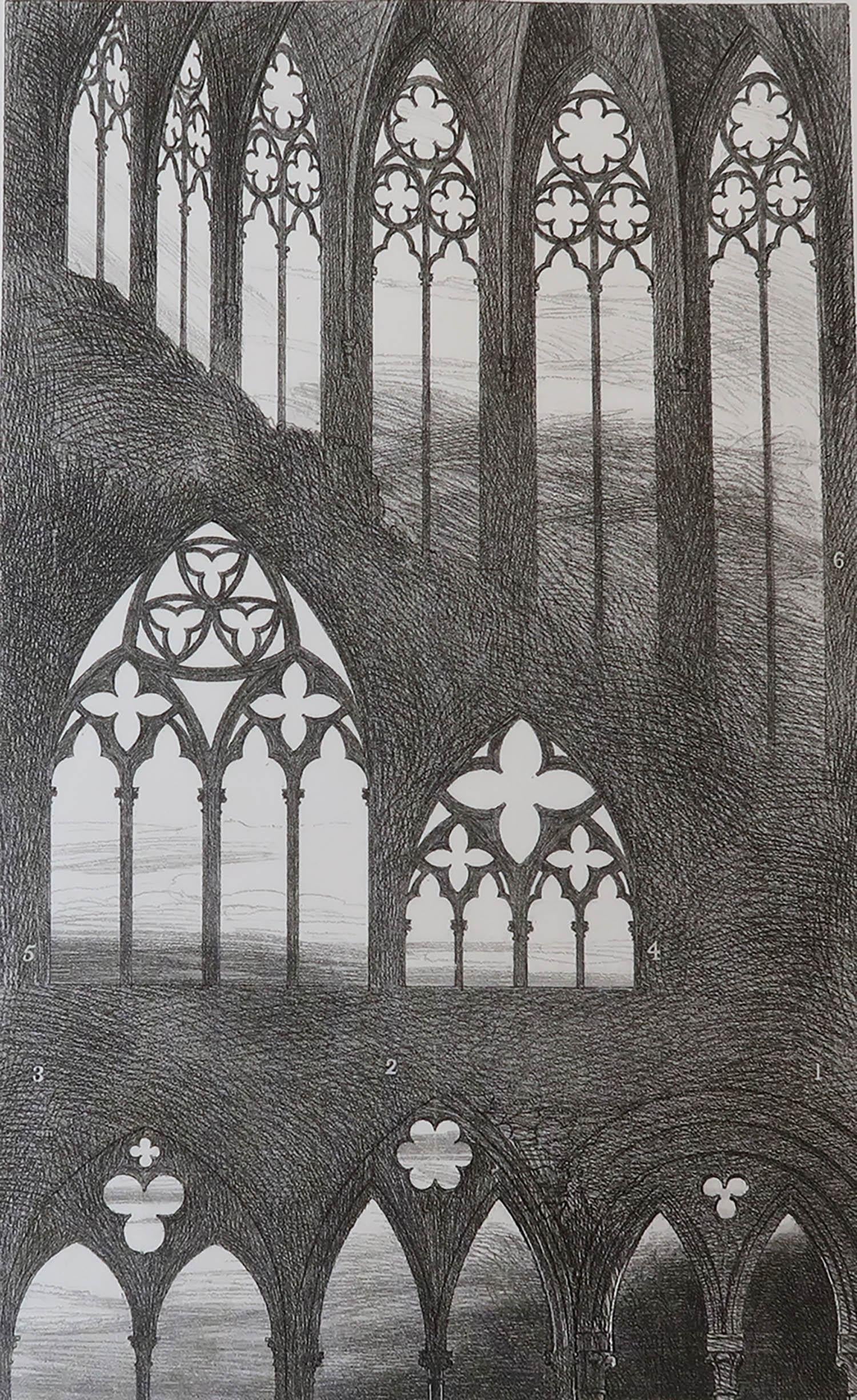 Maravillosa estampa arquitectónica gótica.

Grabado en acero por R.P. Puño según el dibujo original de John Ruskin.

Publicado hacia 1880.

En papel tejido de calidad.
 
Sin enmarcar.


    