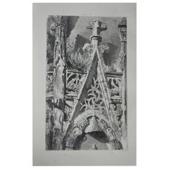 Original Antique Architectural Print by John Ruskin circa 1880
St. Lo
Original Antique Architectural Print by John Ruskin circa 1880
St. Lo