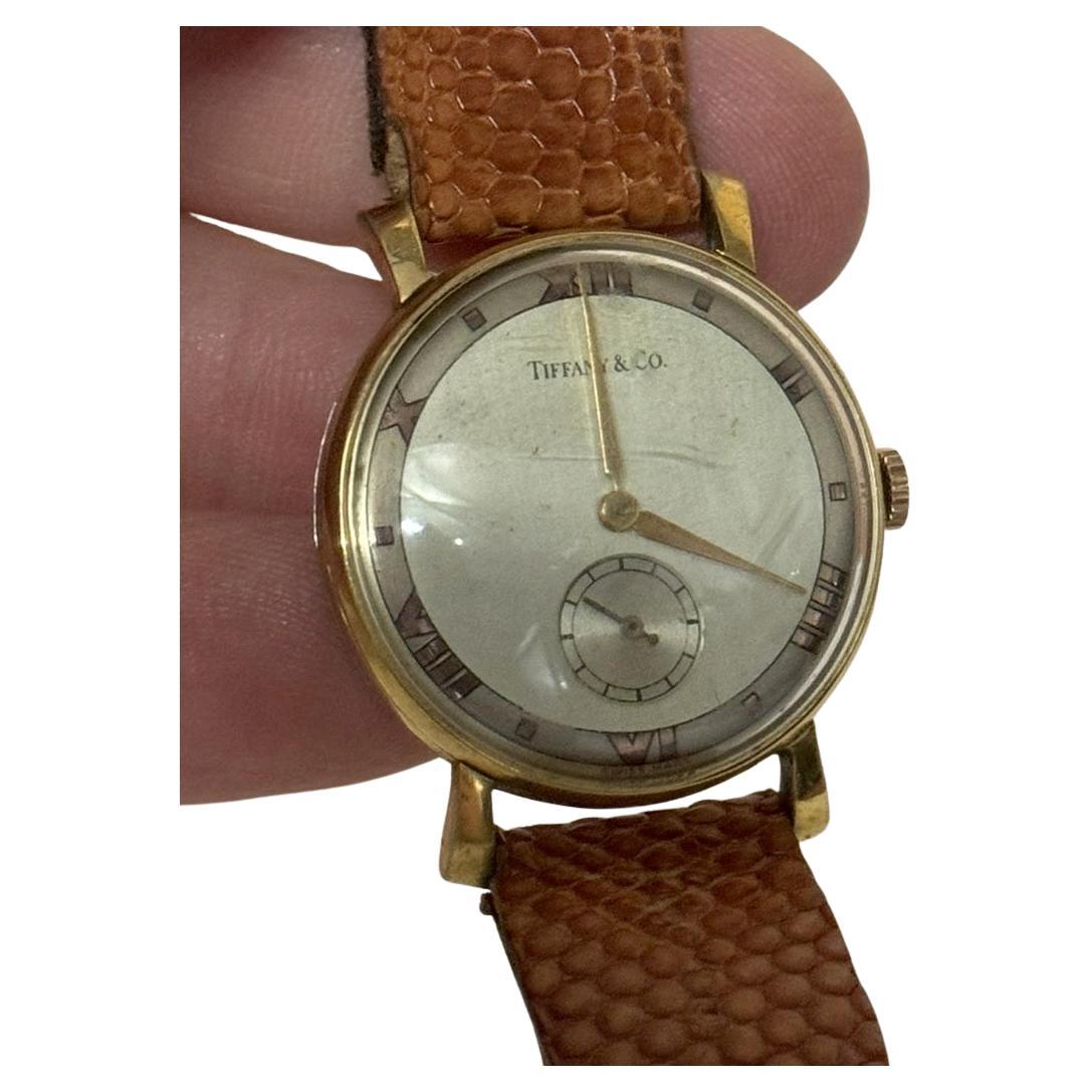 ORIGINAL TIFFANY & CO. ART DECO TIFFANY & CO. WATCH WEARIST WROC STRAP