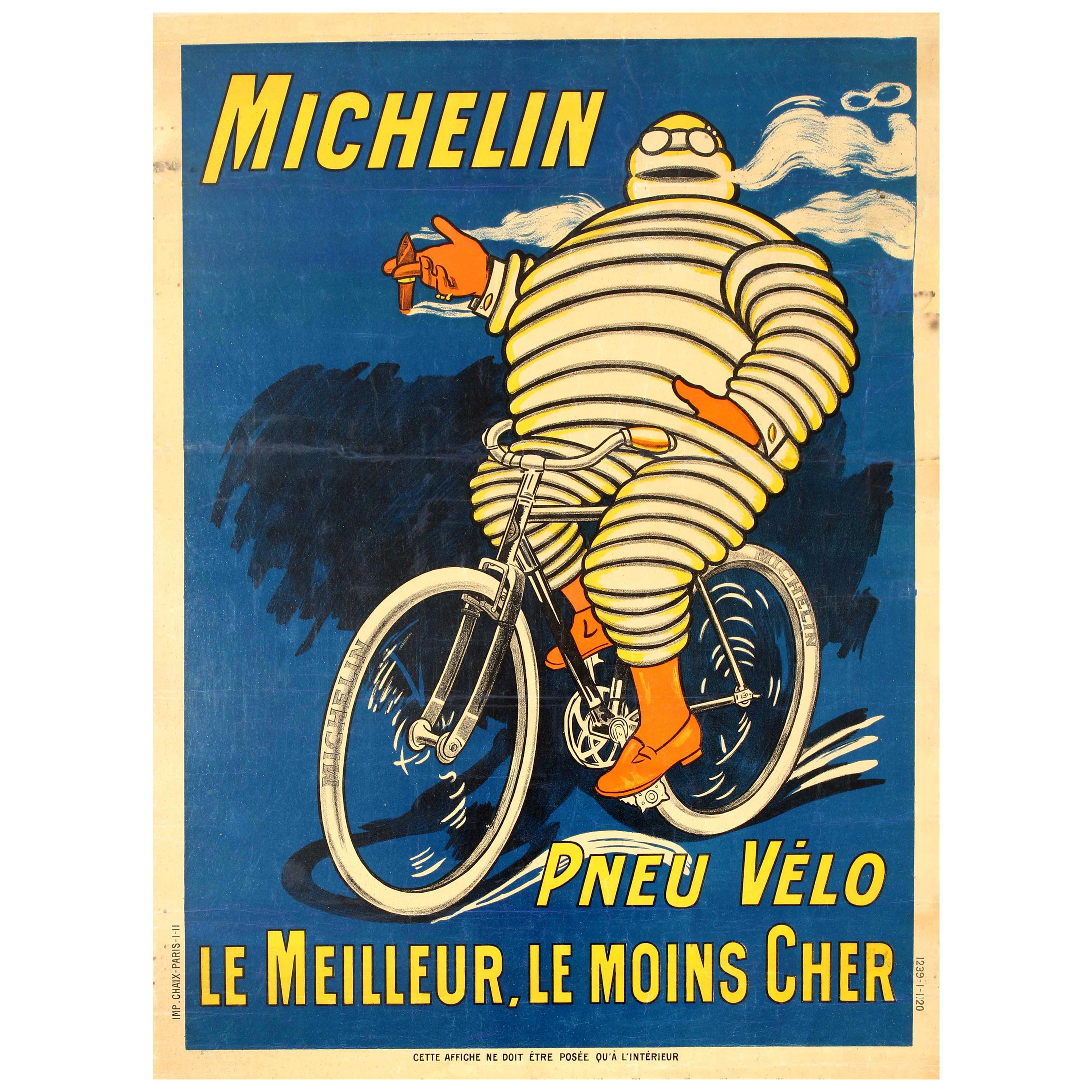 Vintage 1911 Michelin Tyre  Advertisement Poster  A3 Print