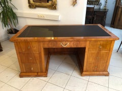 Original Antique Biedermeier Desk Writing Furniture Made of Cherry