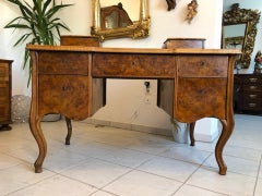 Original Antique Biedermeier Ladies Desk Made of Walnut Wood
