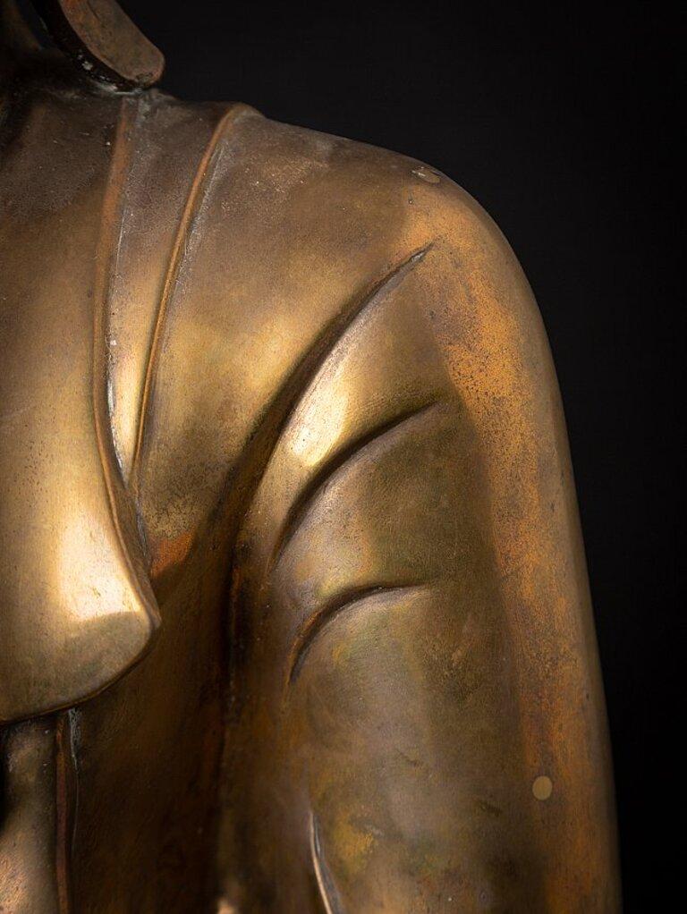 Original Antique Bronze Mandalay Buddha from Burma For Sale 5