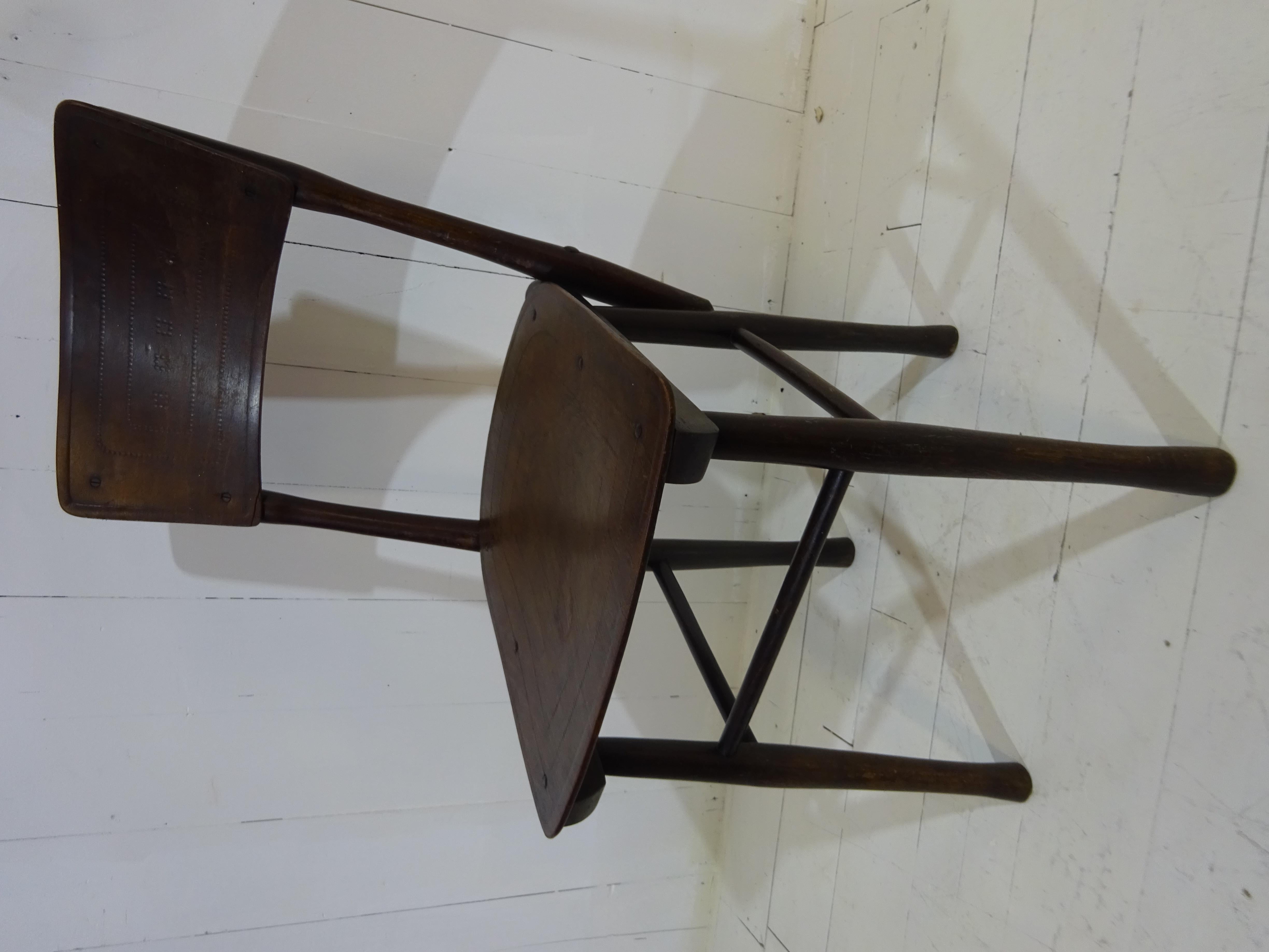 Original Antique Cafe Chair by J&J Kohn Ltd For Sale 2