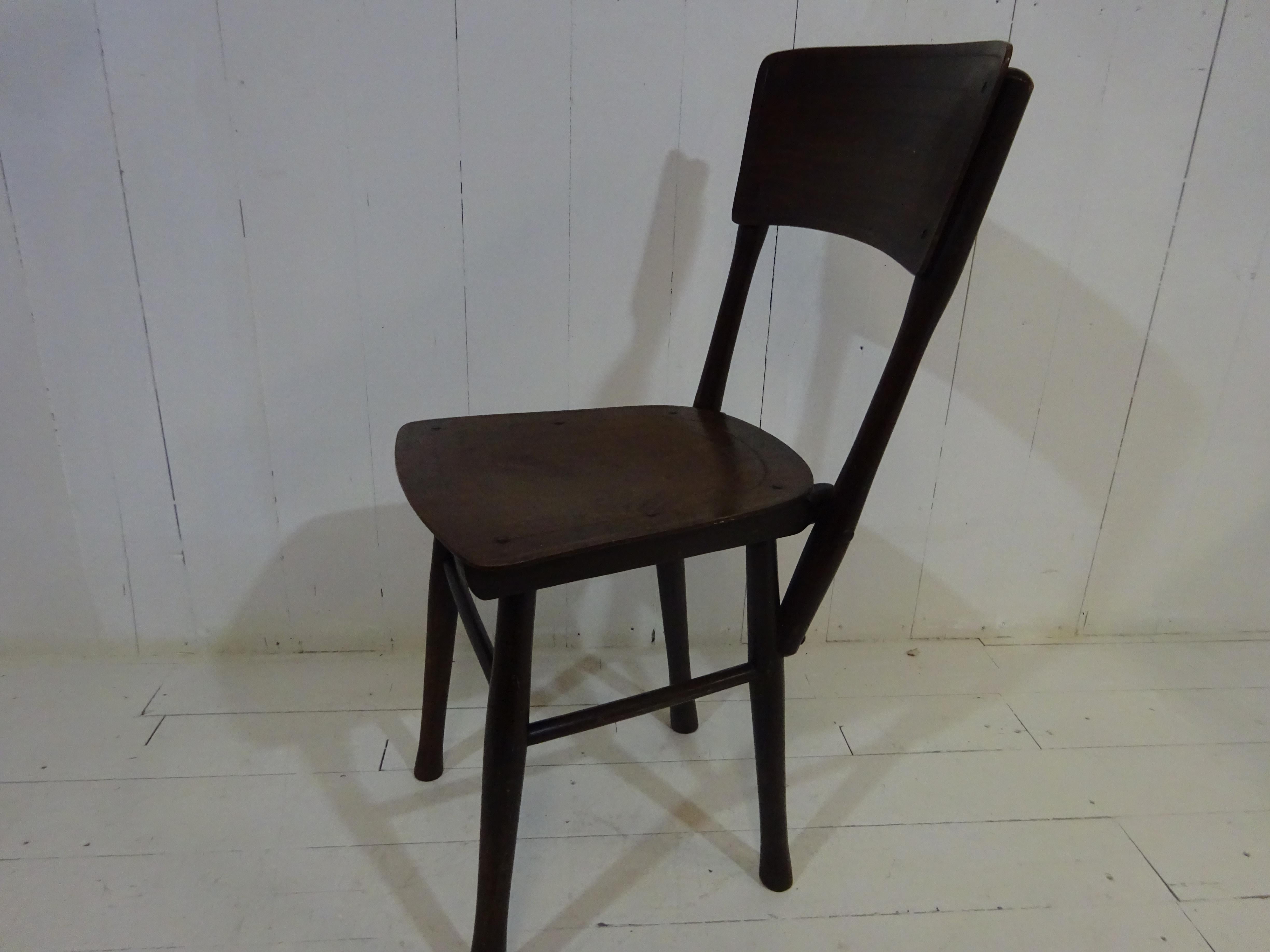 Original Antique Cafe Chair by J&J Kohn Ltd For Sale 3
