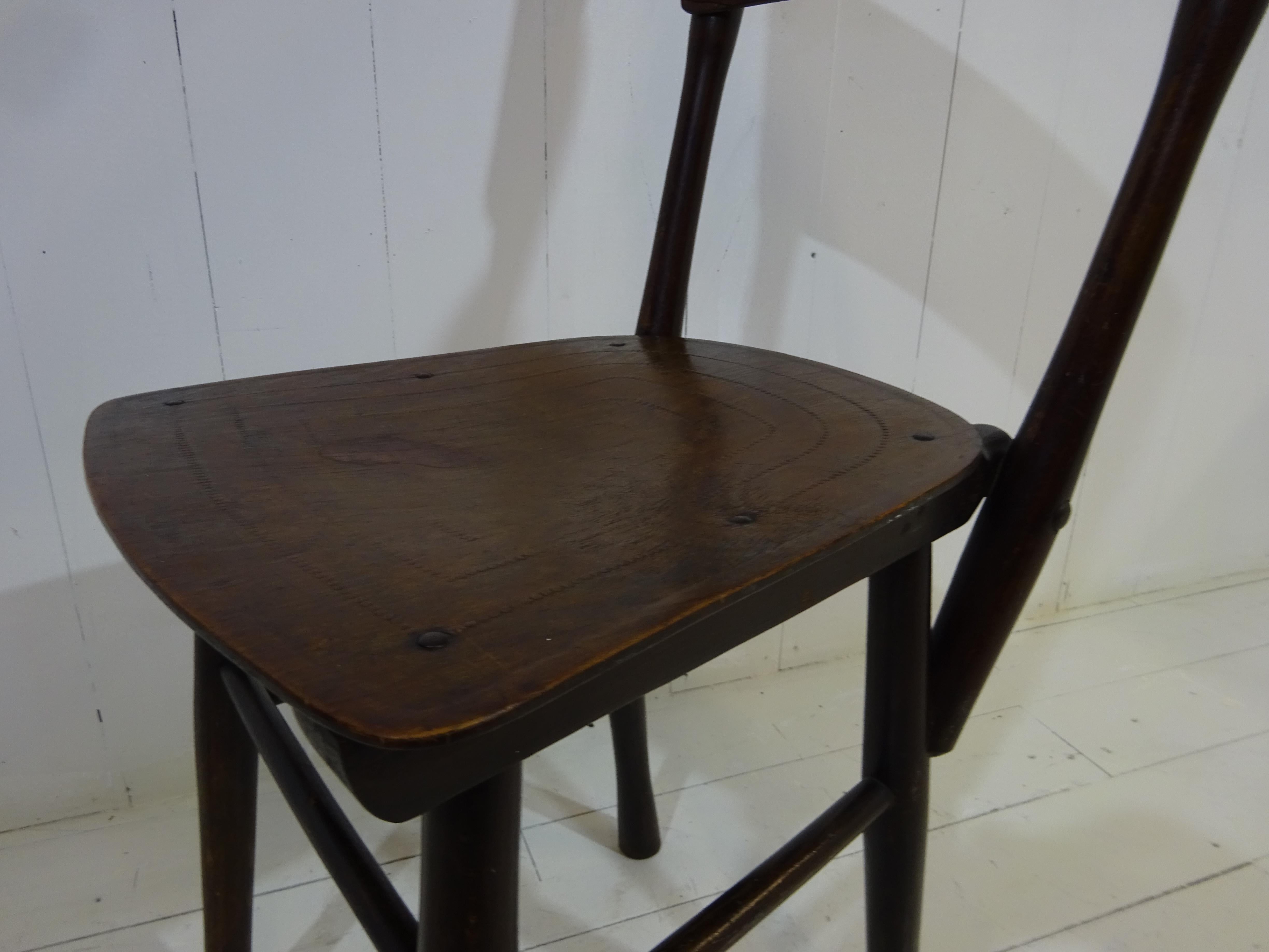 Original Antique Cafe Chair by J&J Kohn Ltd For Sale 4