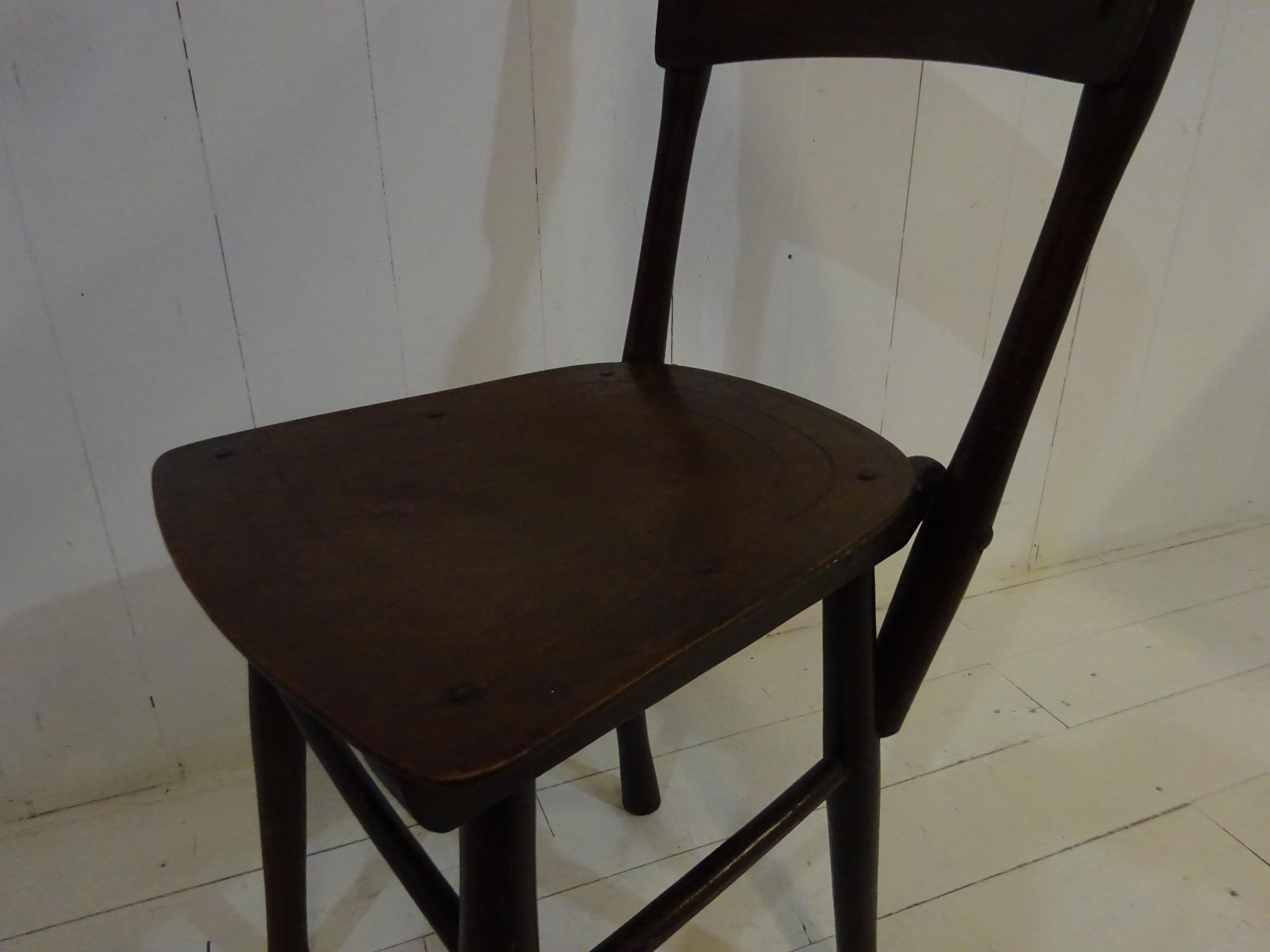 Original Antique Cafe Chair by J&J Kohn Ltd For Sale 5