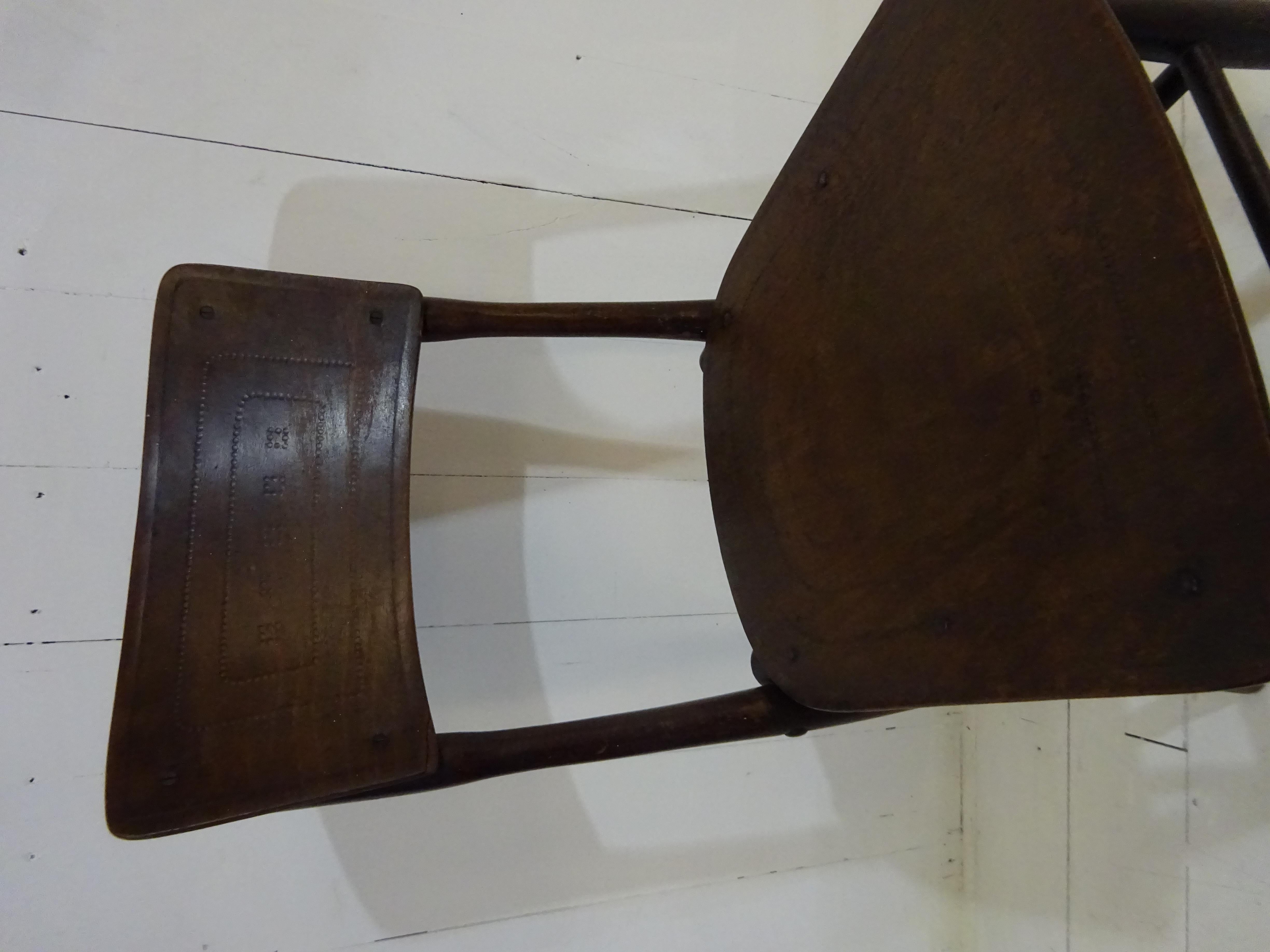 Beech Original Antique Cafe Chair by J&J Kohn Ltd For Sale