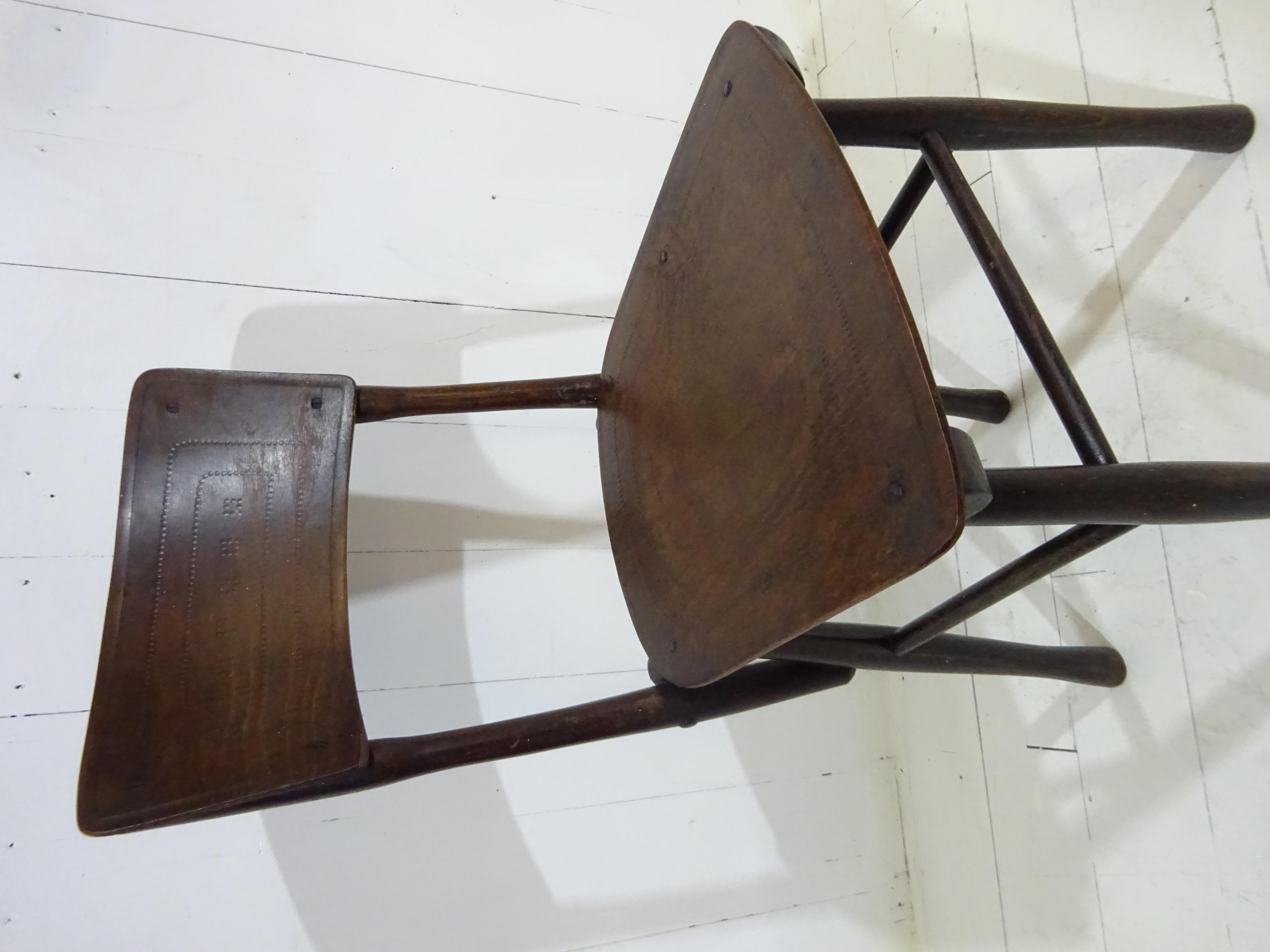 Original Antique Cafe Chair by J&J Kohn Ltd For Sale 1